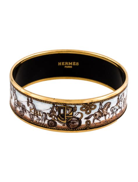 hermes calèche narrow enamel bracelet|hermes extra wide enamel bracelet.